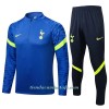 Sudadera De Entrenamiento Trajes Tottenham Hotspur Cremallera De Cuarto 2022-23 Azul - Hombre